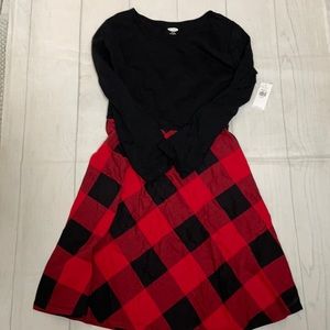 🥳HP 12/5🥳 Old Navy NWT size small black & red dress